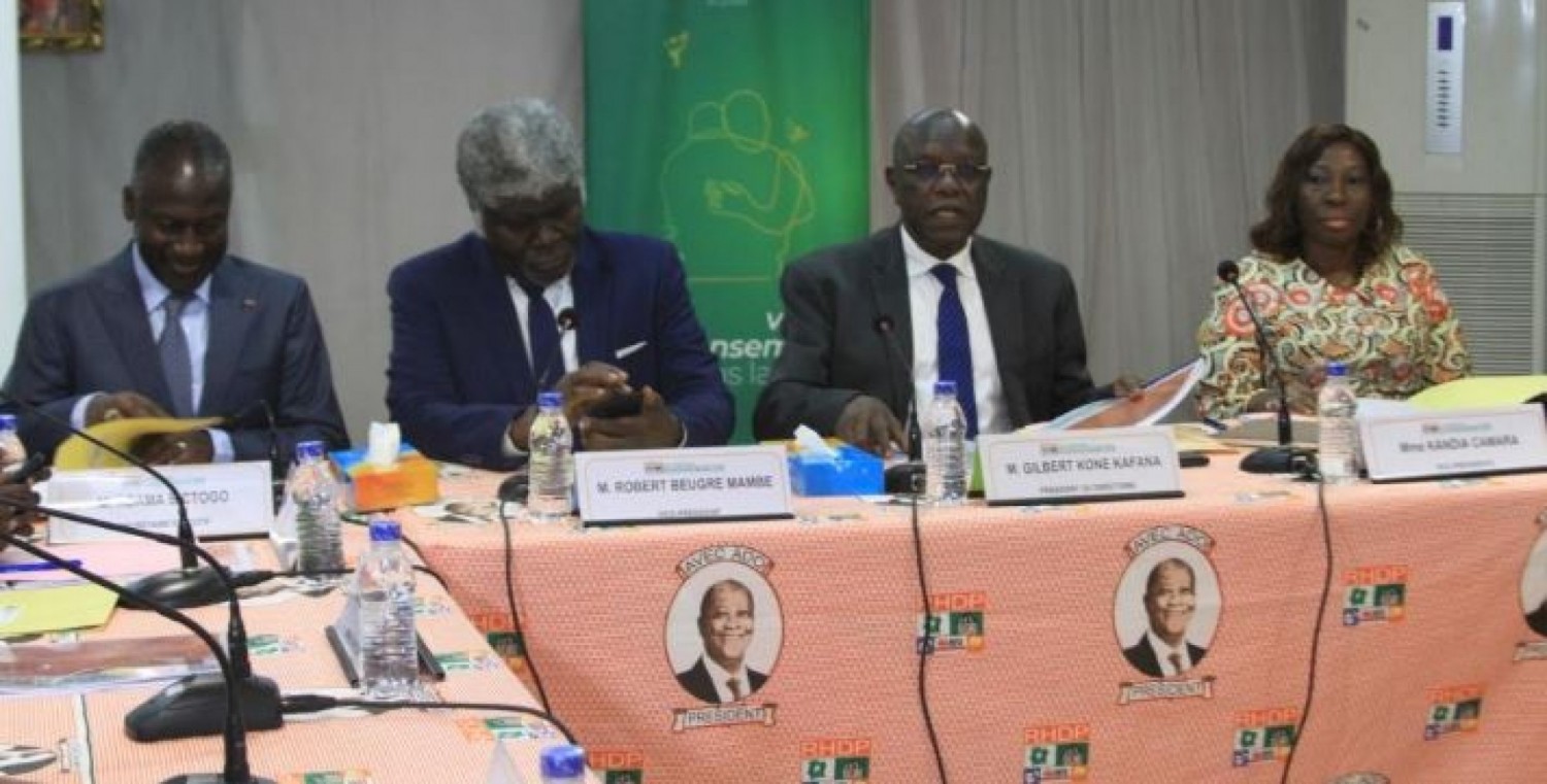 Côte d'Ivoire : Restructuration du RHDP conformément aux recommandations de Ouattara, 128 délégations constituées pour évaluer les 298 Départements politiques nouvellement définis