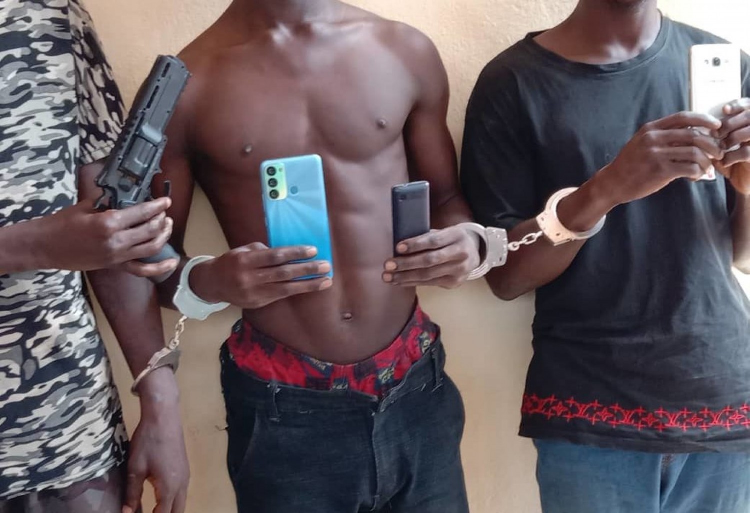 Côte d'Ivoire : Man, fin de cavale pour un gang spécialisé dans le vol de nuit avec des faux pistolets
