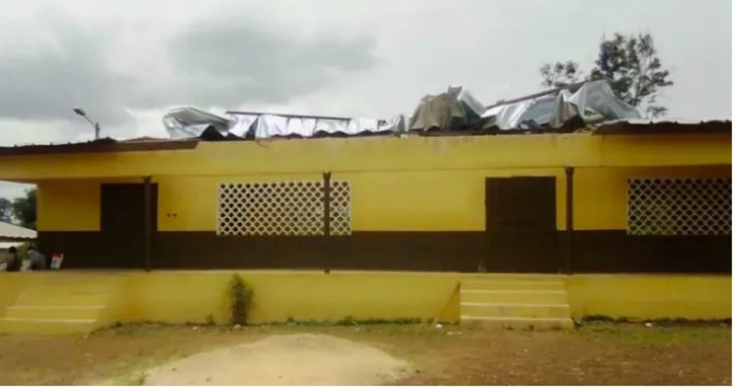 Côte d'Ivoire : Karala, une forte pluie décoiffe plusieurs maisons, des populations désabritées