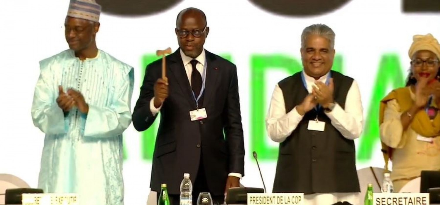 Côte d'Ivoire : Alain Donwahi élu à la présidence de la COP 15 pour deux ans
