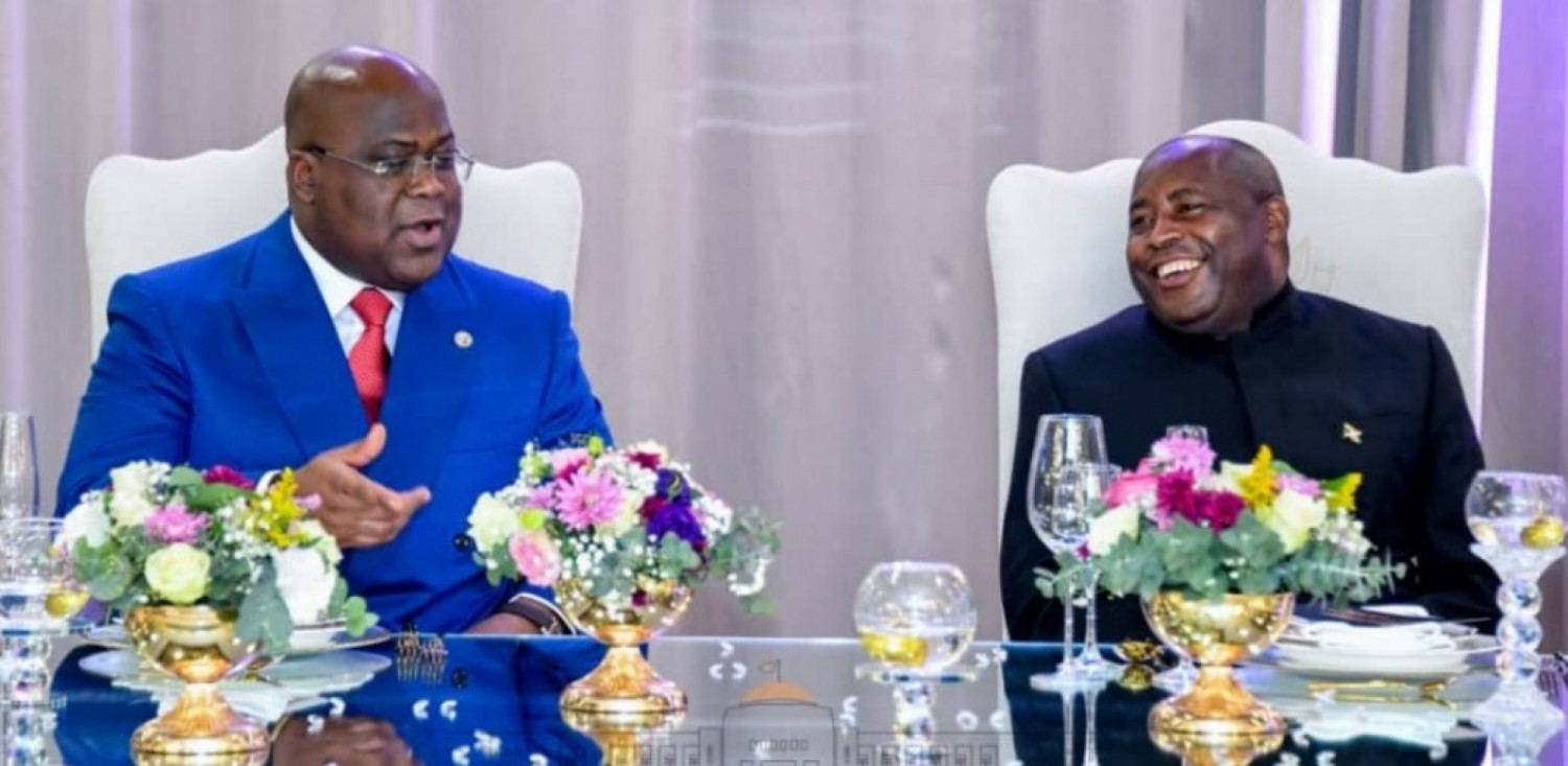 RDC : Le Président Tshisekedi achève une visite officielle de 72h au Burundi