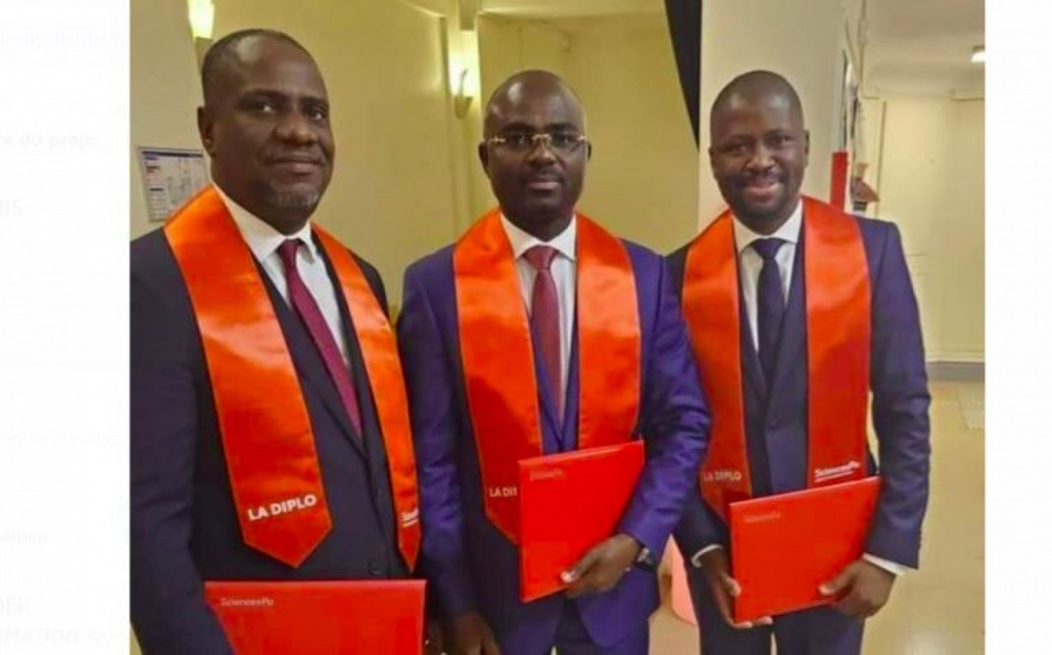 Côte d'Ivoire : Alphonse Soro se remet aux études et décroche un diplôme de Sciences politiques à Paris