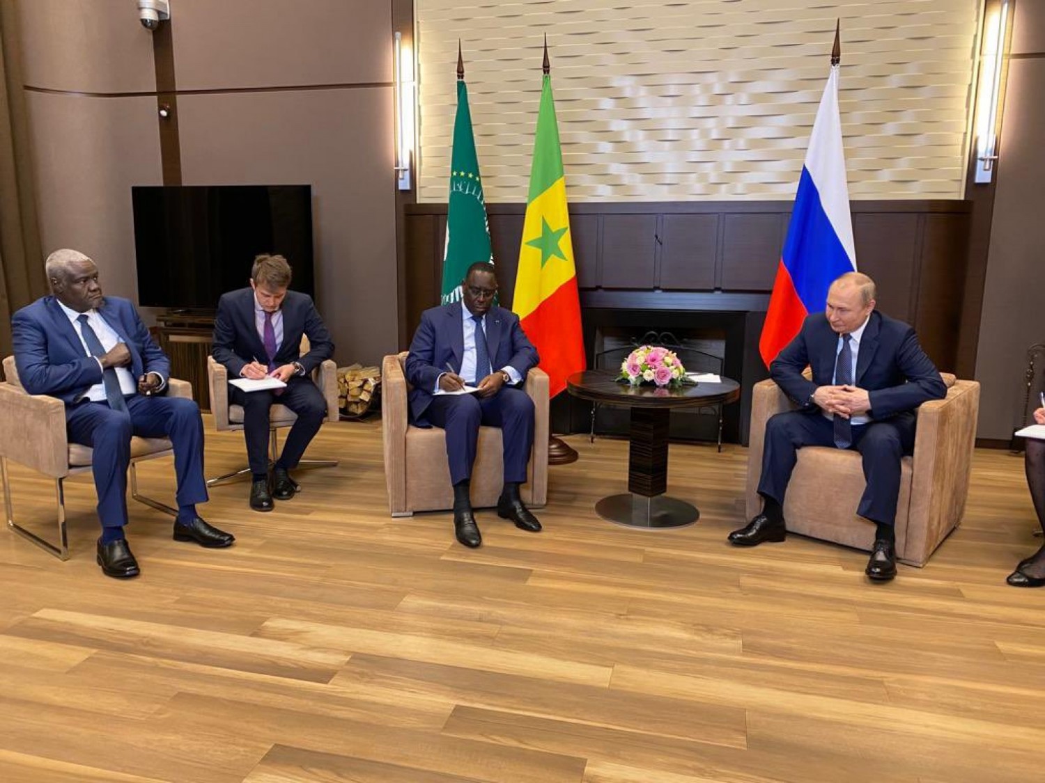 Union Africaine : Après un entretien avec Poutine à Sotchi, Macky Sall affirme que la Russie est prête à assurer l'exportation de son blé et de son engrais