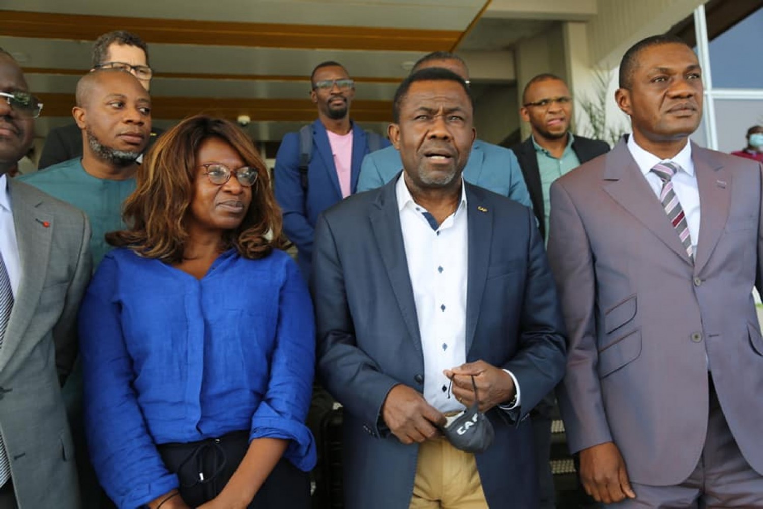 Côte d'Ivoire : Organisation de la  CAN 2023, le  secrétaire général de la CAF Véron Mosengo-Omba est à Abidjan