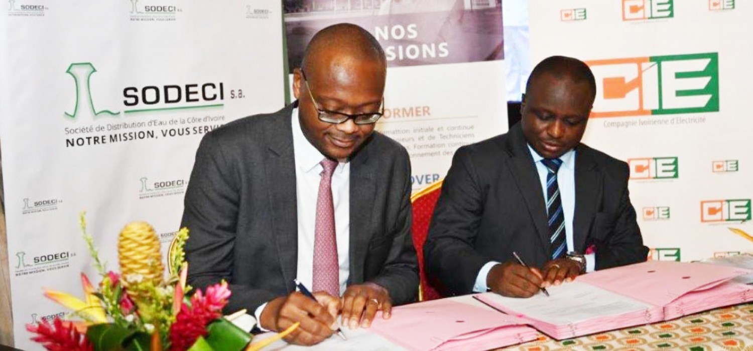 Côte d'Ivoire : Signature de convention avec l'INPHB, la CIE et la SODECI octroient un appui à la recherche scientifique