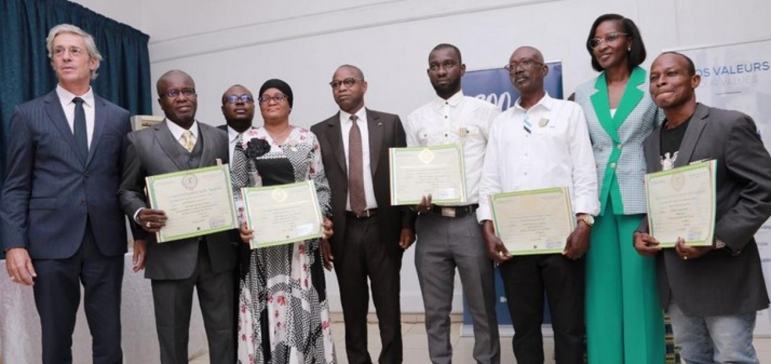 Côte d'Ivoire : Abidjan Terminal décore ses collaborateurs de la médaille d'honneur du travail
