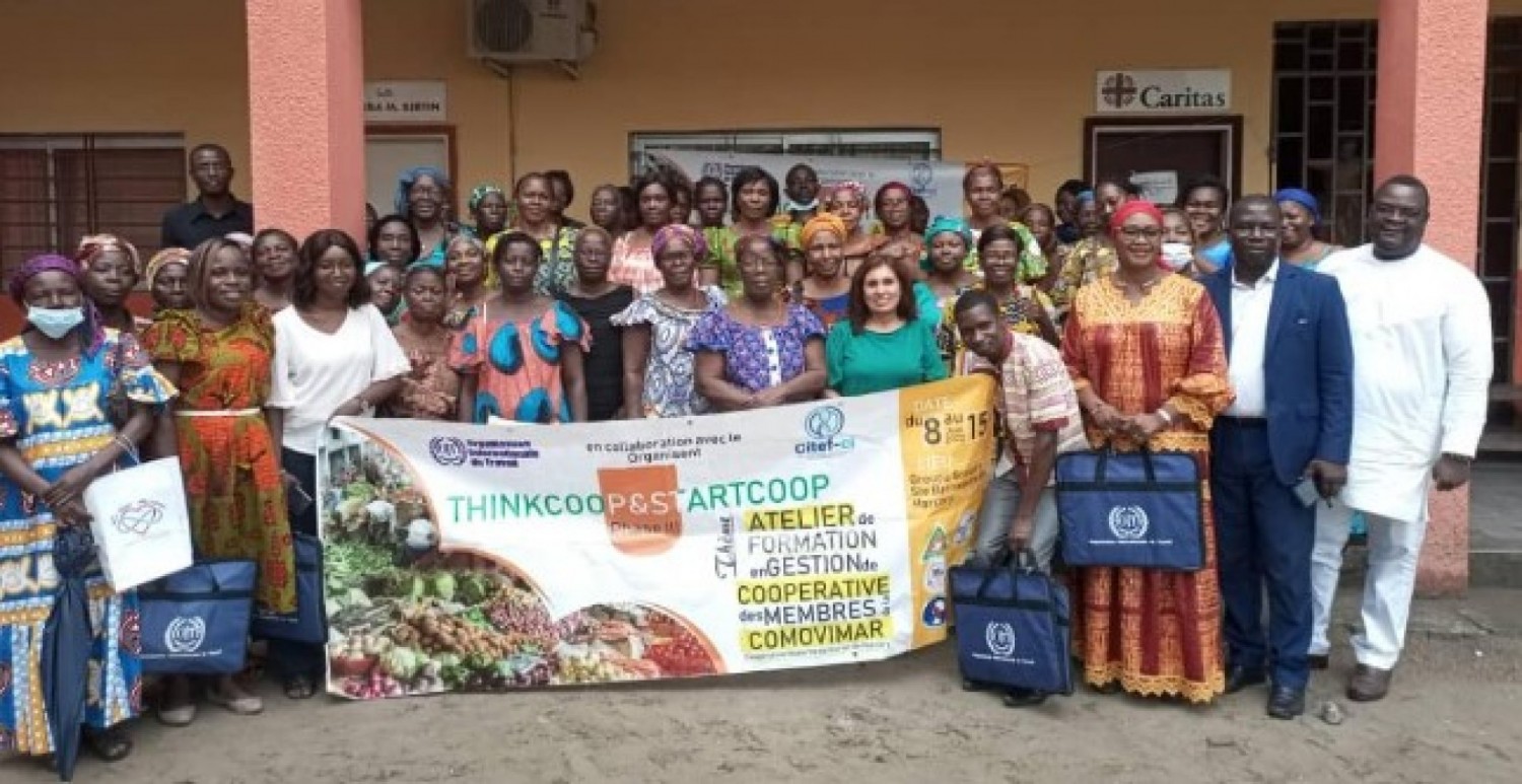 Côte d'Ivoire :    Les capacités des vendeuses des maraichères des marchés renforcées en gestion de coopérative par le Comité intersyndical pour la transition vers l'économie formelle