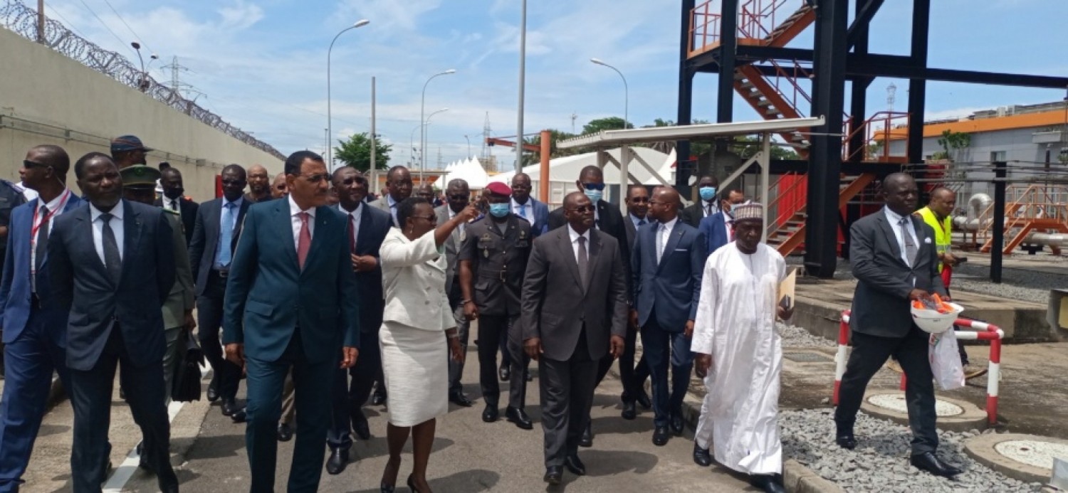 Côte d'Ivoire : En visite sur les installations de la CIPREL à Abidjan, le Président du Niger Mohamed Bazoum se dit impressionné par l'expertise et les infrastructures