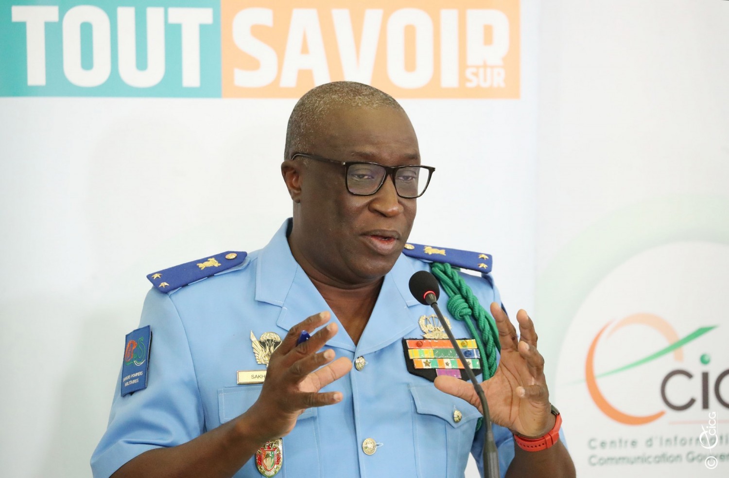 Côte d'Ivoire :    Général Sakho : 15.797 interventions réalisées par le Gspm de janvier à ce jour