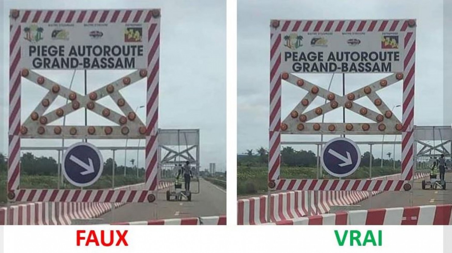 Côte d'Ivoire : Affaire du panneau au poste de péage de Bassam, le FER dénonce un grossier montage des auteurs