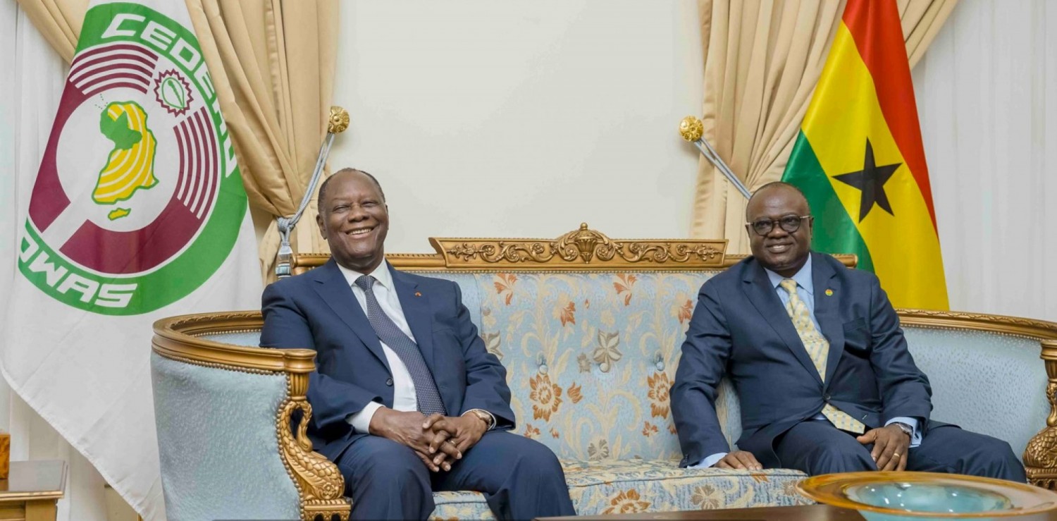 Côte d'Ivoire : Ouatara à Accra, sommet de la Cedeao pour le remplacement d'Akufo-Addo et Brou