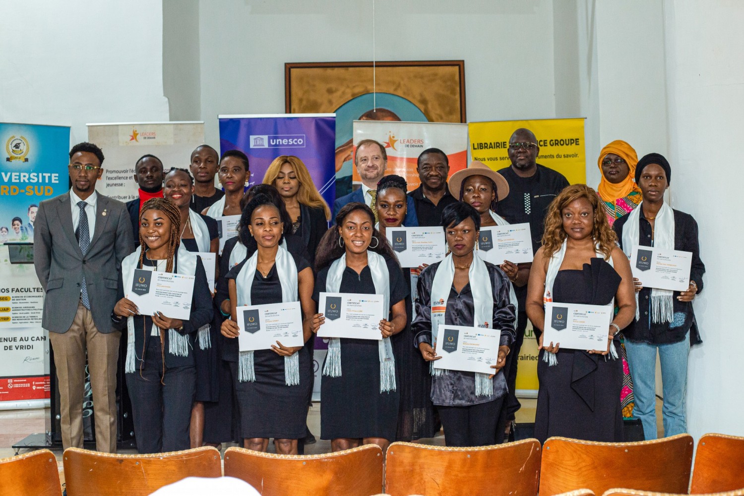 Côte d'Ivoire :   Les Leaders de Demain et l'université Nord Sud récompensent les bénéficiaires de la première cohorte du programme Ivorian Future's Women 2022