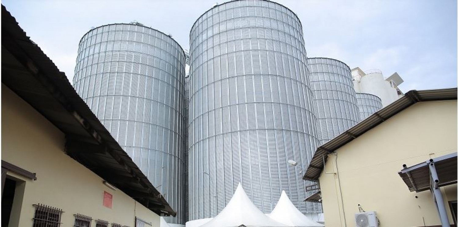 Côte d'Ivoire : Pour prévenir toute éventuelle pénurie céréalière, des silos d'environ 28000 tonnes dénommés le « Grenier ivoirien du blé » inaugurés à Abidjan