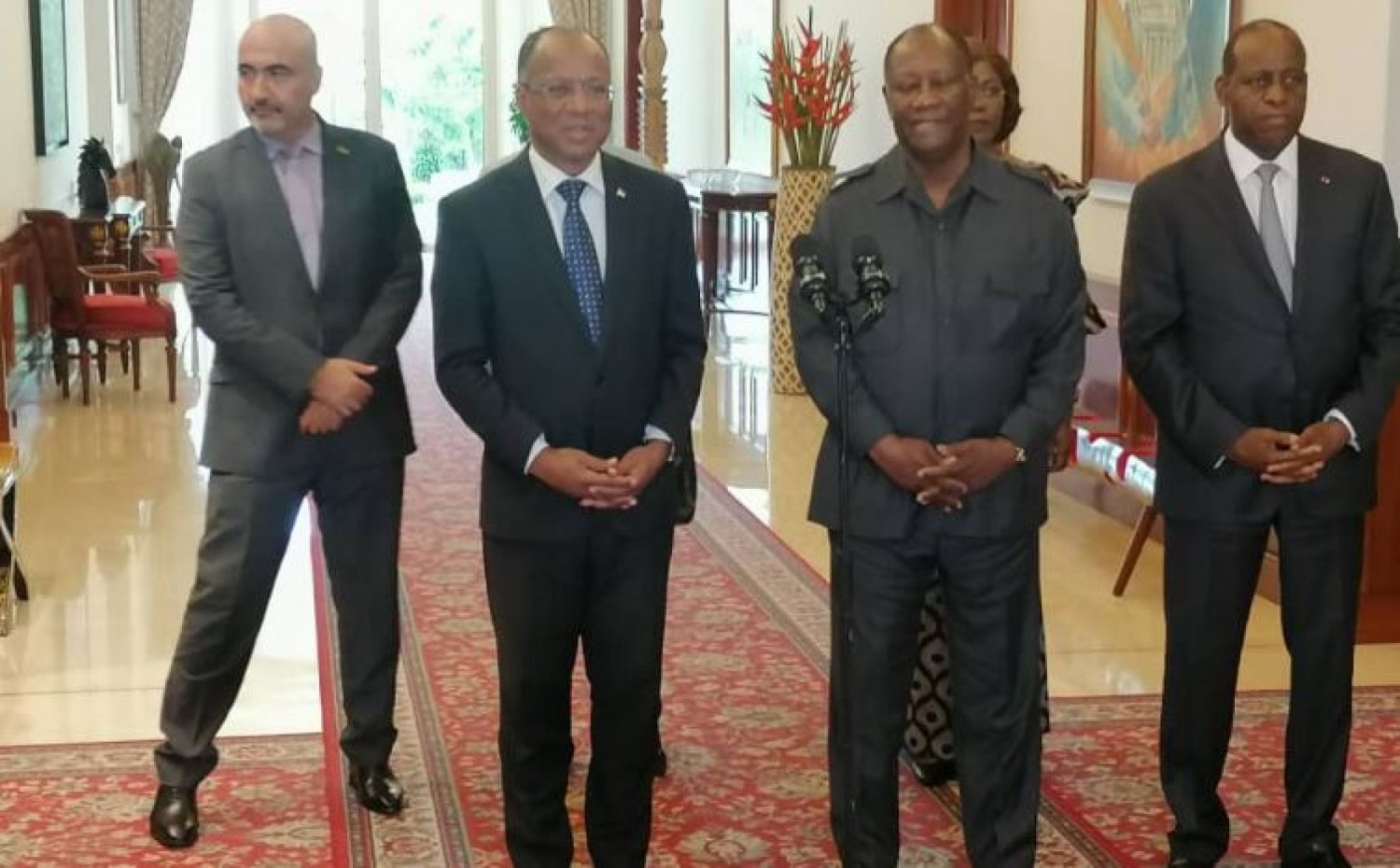 Côte d'Ivoire :    Alassane Ouattara et José Ulisses Correia e Silva évoquent la création d'une Commission mixte ministérielle entre leurs deux pays