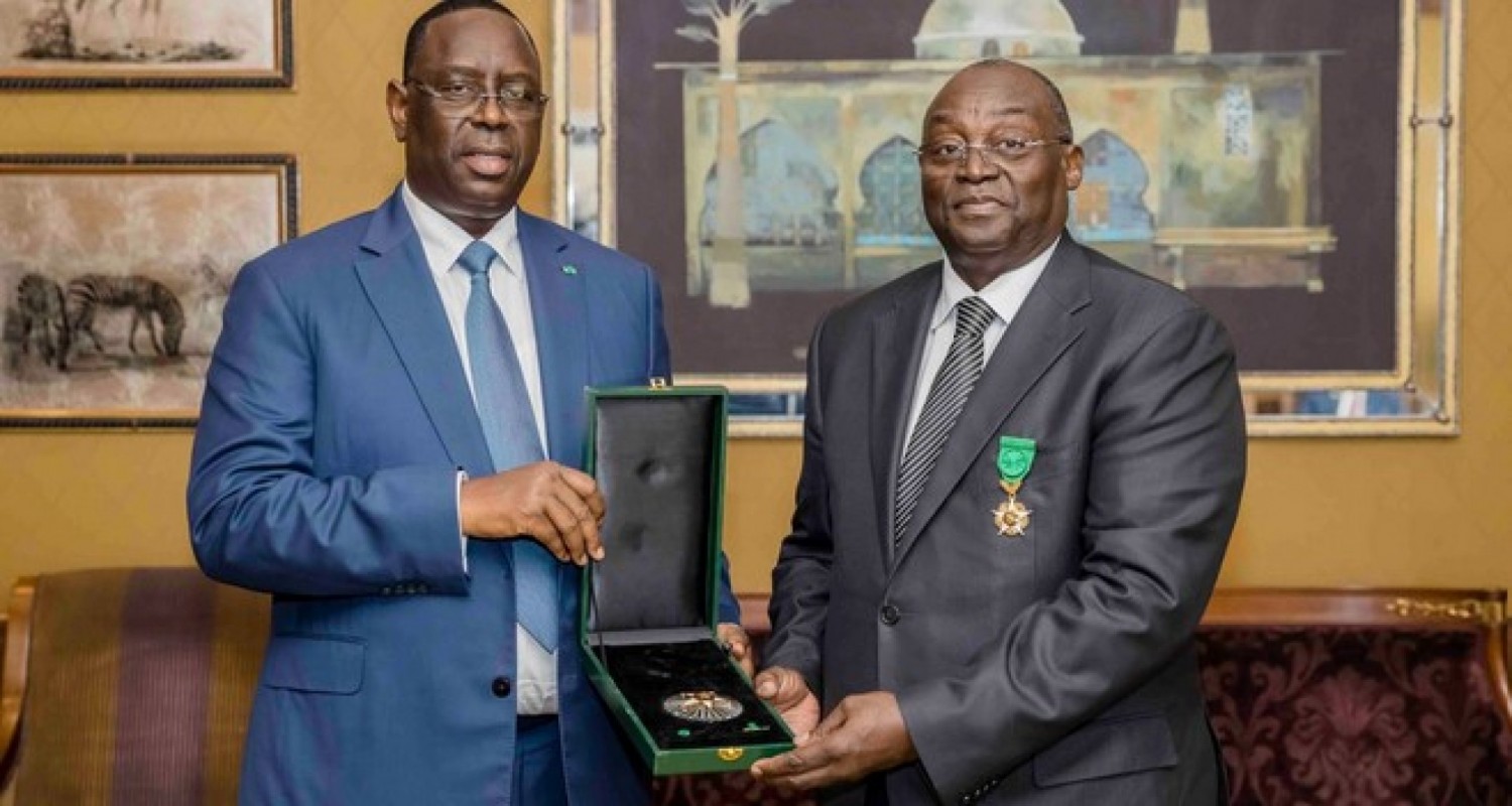 Côte d'Ivoire : Tiémoko Koné élevé à la plus haute distinction du Sénégal par Macky Sall