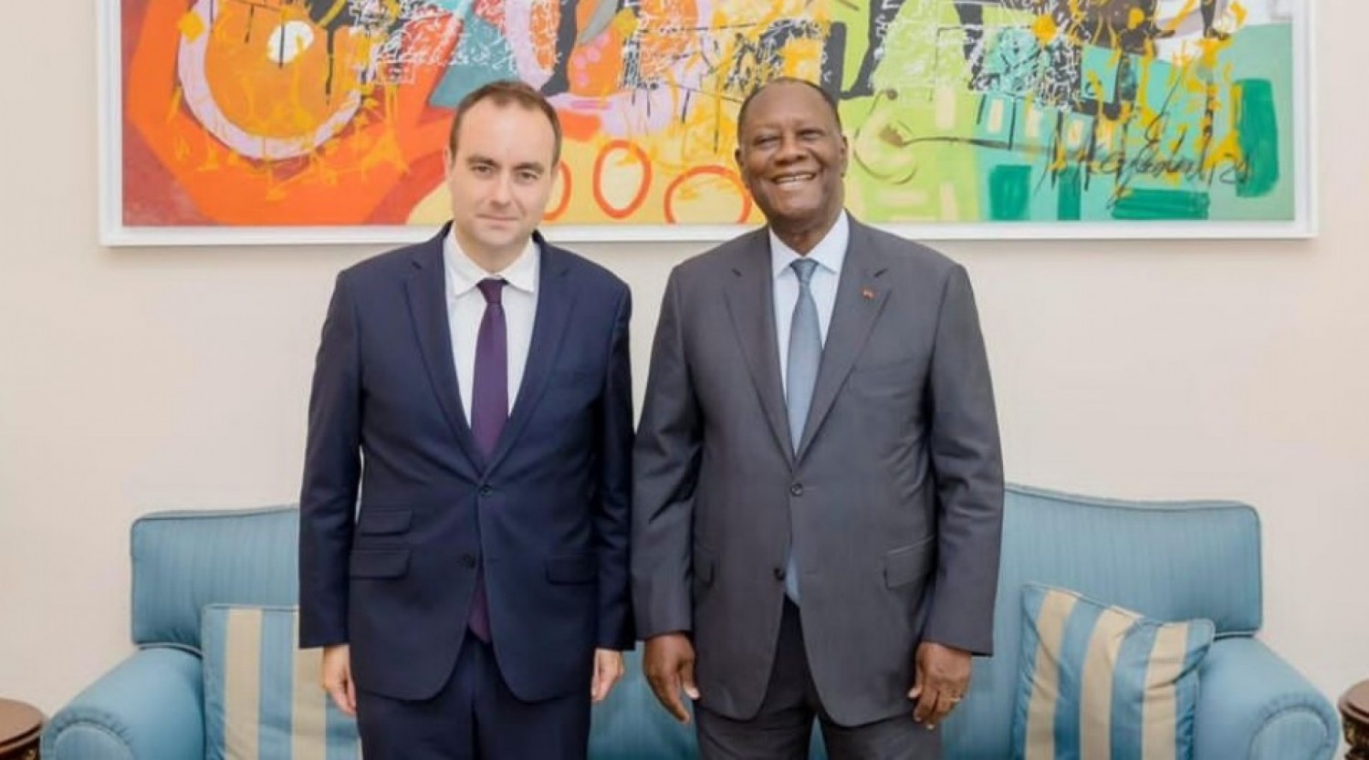 Côte d'Ivoire-France : Lecornu et Ouattara évoquent les efforts conjoints dans la lutte contre le terrorisme et le partenariat franco-ivoirienne en matière de défense