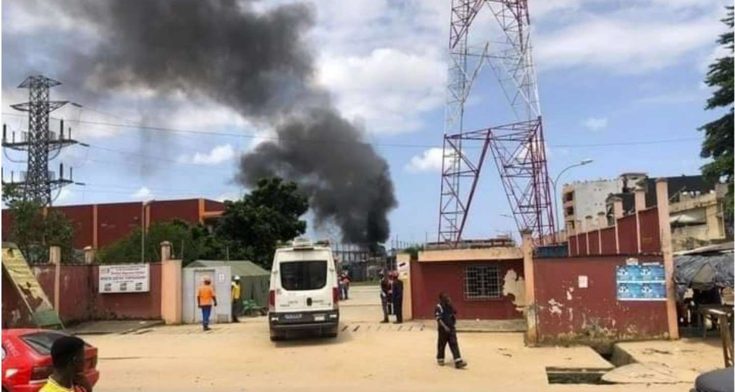 Côte d'Ivoire : Incendie maitrisé d'un poste de contrôle de la CIE à Yopougon, reprises de distribution du courant en cours