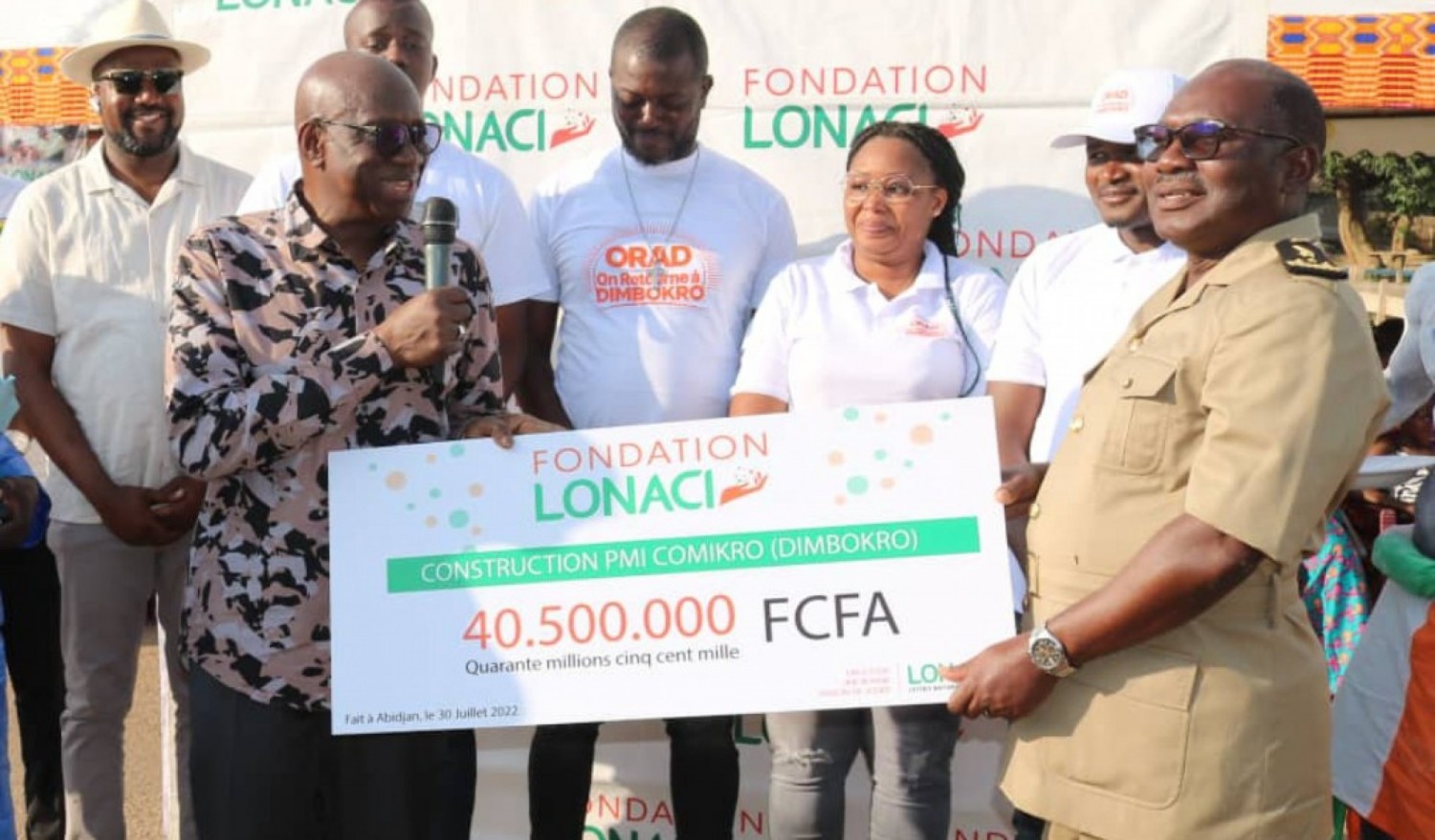 Côte d'Ivoire :    Dimbokro, 40,5 millions de FCFA dégagés par la Fondation LONACI pour la reconstruction de la PMI de Comikro ravagée par un incendie en 2021