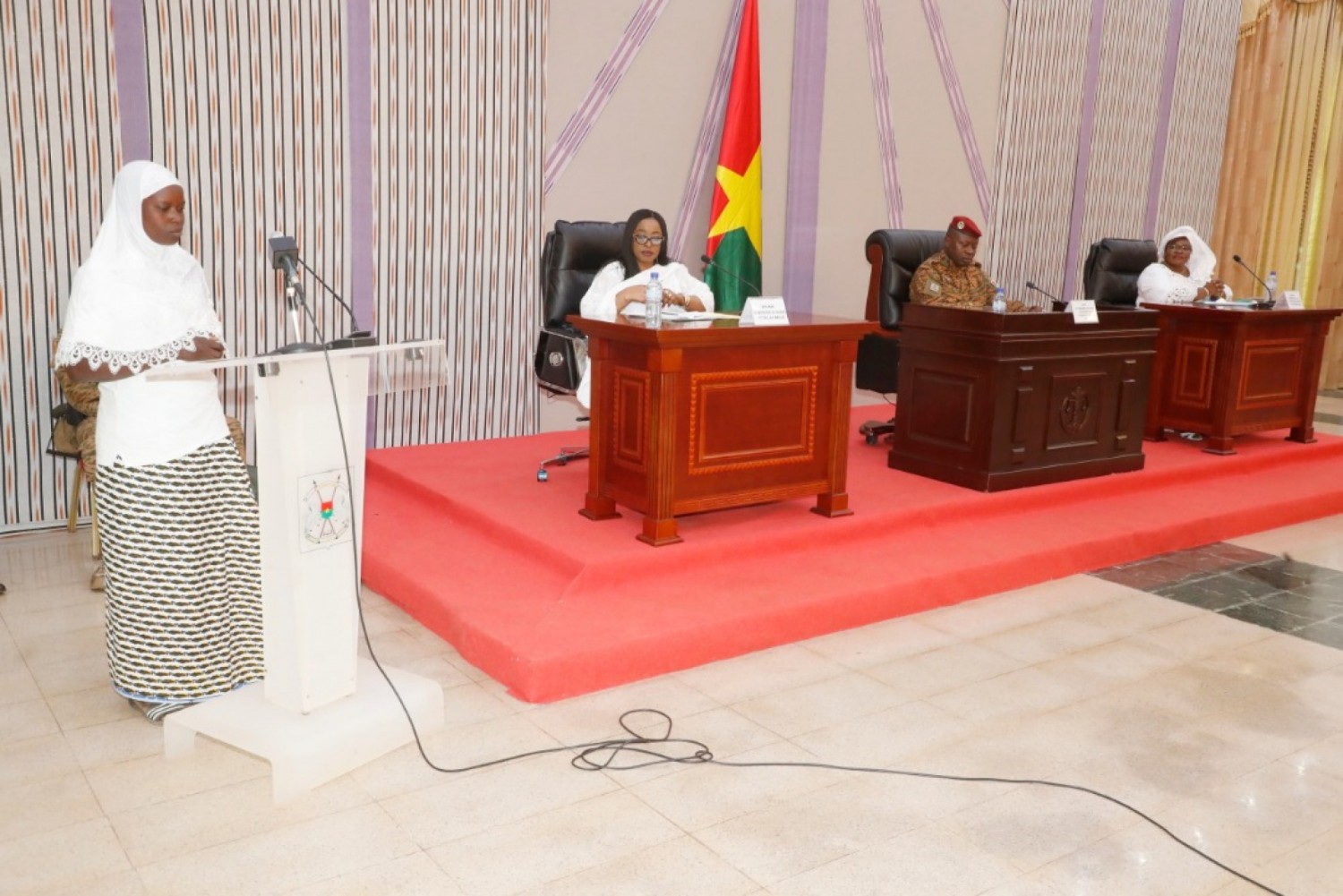 Burkina Faso : Comme sous la révolution. le président Damiba appelle à des actions pour l'émancipation des femmes