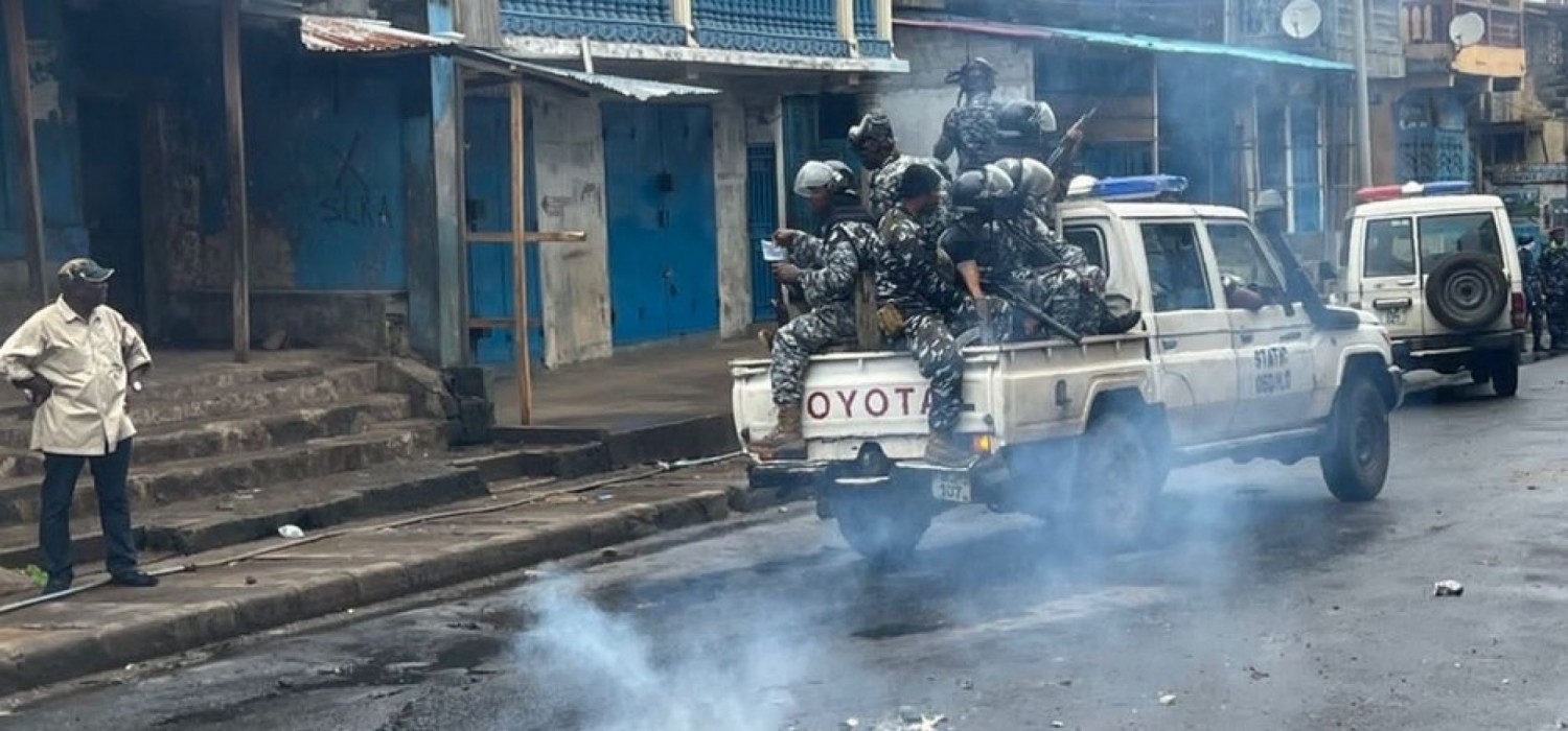 Sierra Leone :  Calme et couvre-feu après de violentes manifestations à Freetown contre la vie chère