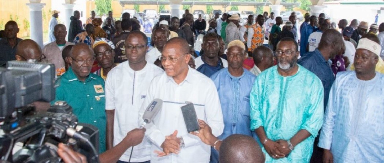 Côte d'Ivoire : RHDP, à Kouto, Bruno Koné félicite les nouveaux secrétaires départementaux et se prononce sur les incidents « Ce qui est arrivé est inacceptable »