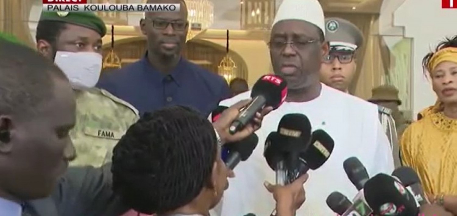 Côte d'Ivoire : Affaire des soldats, en médiation à Bamako, Macky Sall brandit la « solidarité africaine » comme voie de solution
