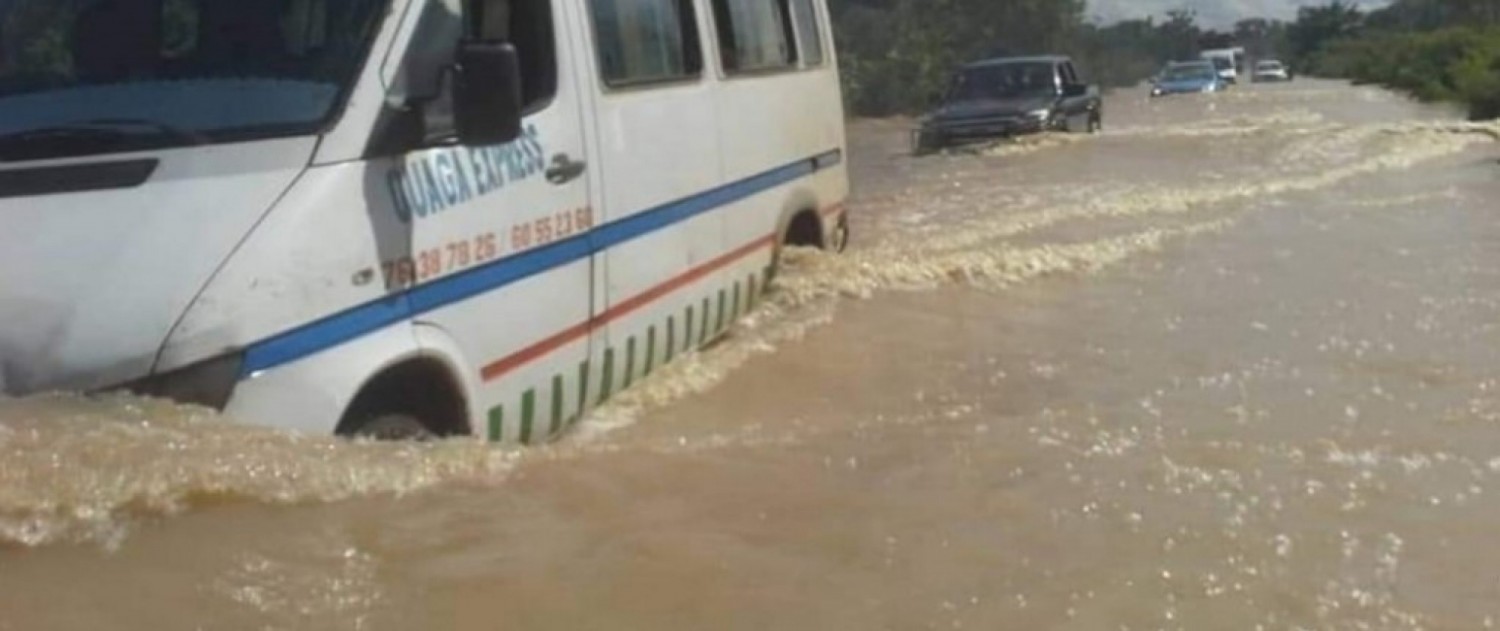 Burkina Faso : Montée des eaux, une partie de la route Ouaga - Bobo-Dioulasso fermée à la circulation