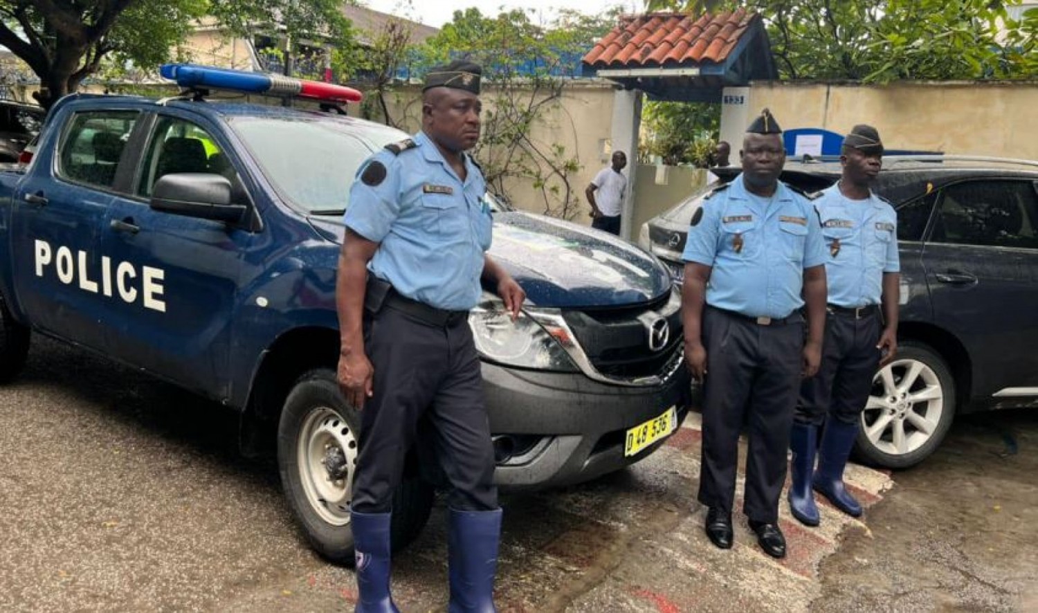Côte d'Ivoire : La police déployée pour la sécurisation de la rentrée scolaire  des écoles françaises à Cocody