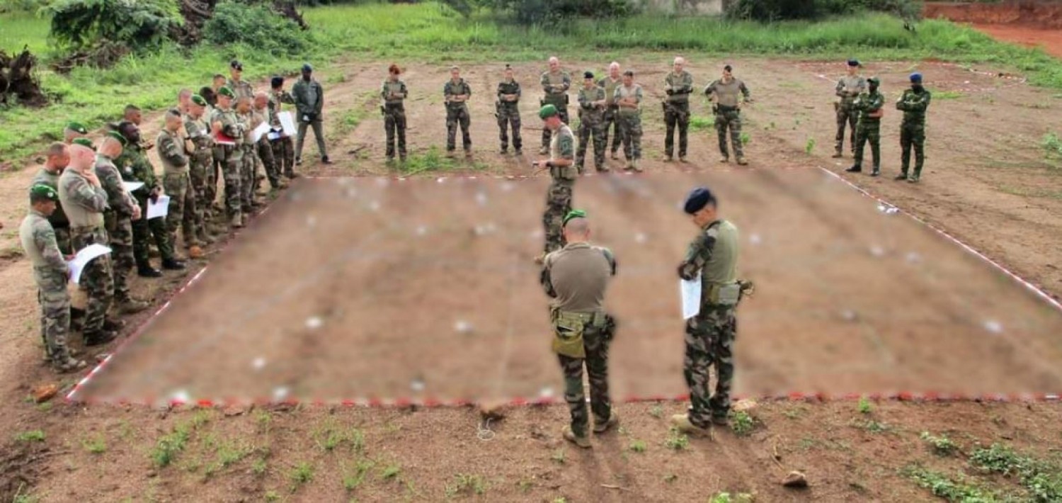 Côte d'Ivoire : Bouaké, objectif de la manœuvre  entre 200 militaires français et ivoiriens qui a duré deux semaines