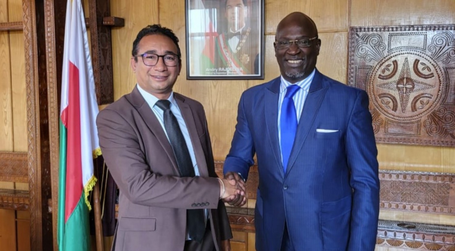 Côte d'Ivoire : Après la Tunisie et la Libye, Méambly met le cap sur Madagascar pour les opportunités d'affaires sud-sud