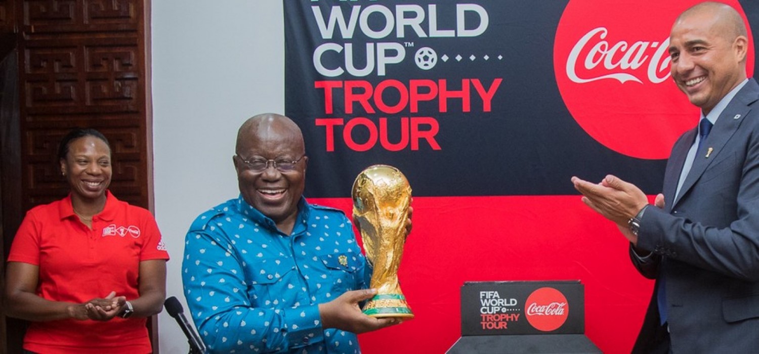 Ghana :  Escale de la Coupe du monde à Accra avec une prière pour les Black Stars