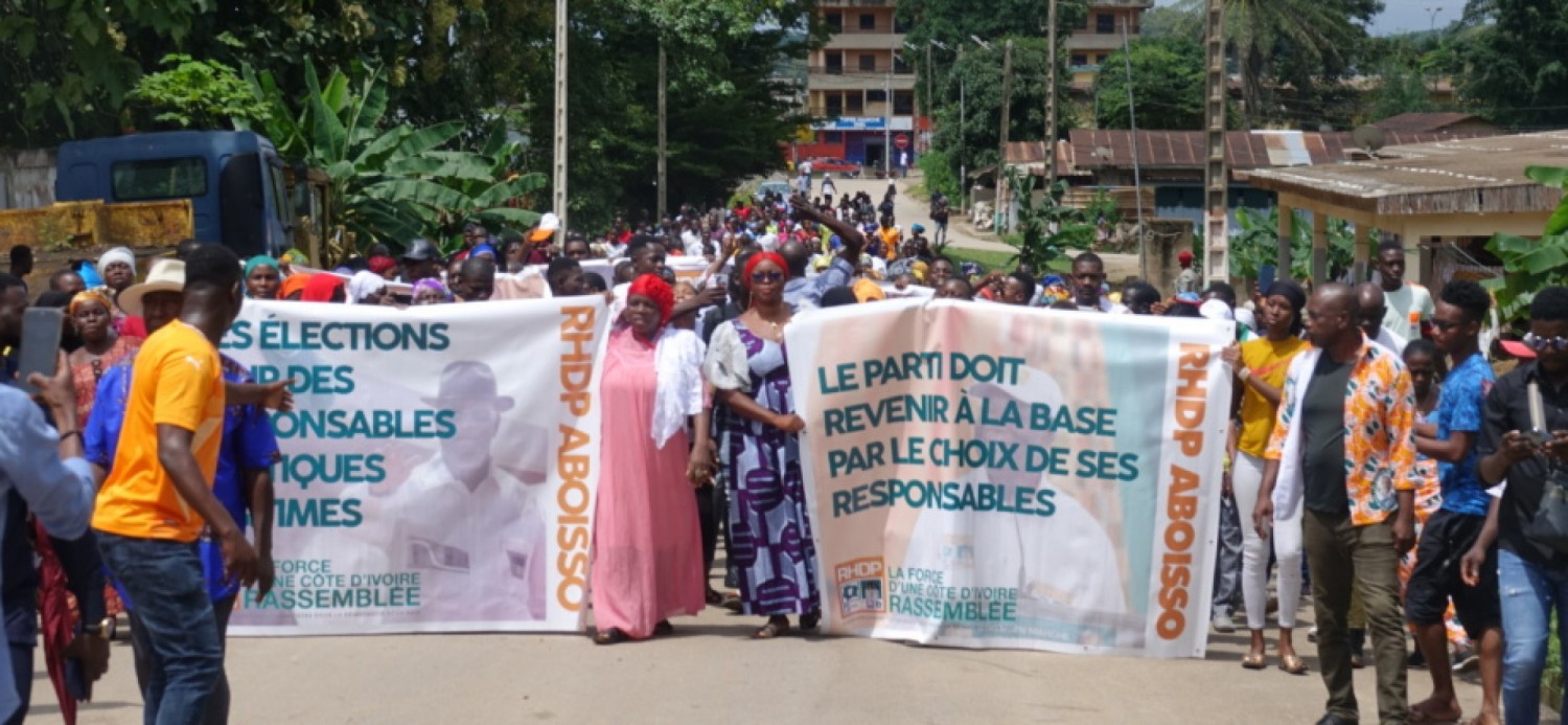 Côte d'Ivoire : Raisons de la colère des militants du RHDP à Aboisso ce mardi