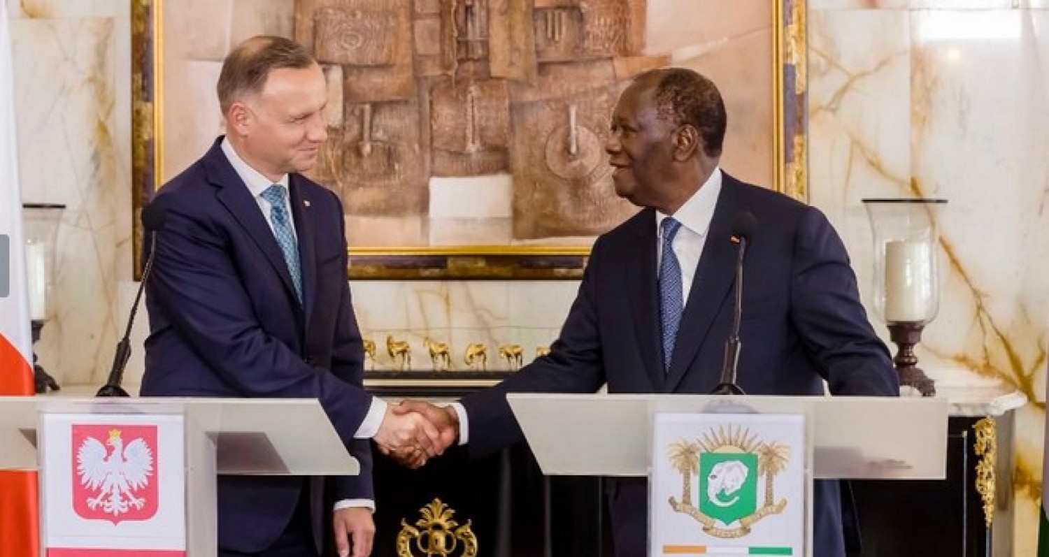 Côte d'Ivoire : Visite du Président polonais, Ouattara comprend l'Ukraine, mais demande qu'on s'intéresse aussi aux conflits africains