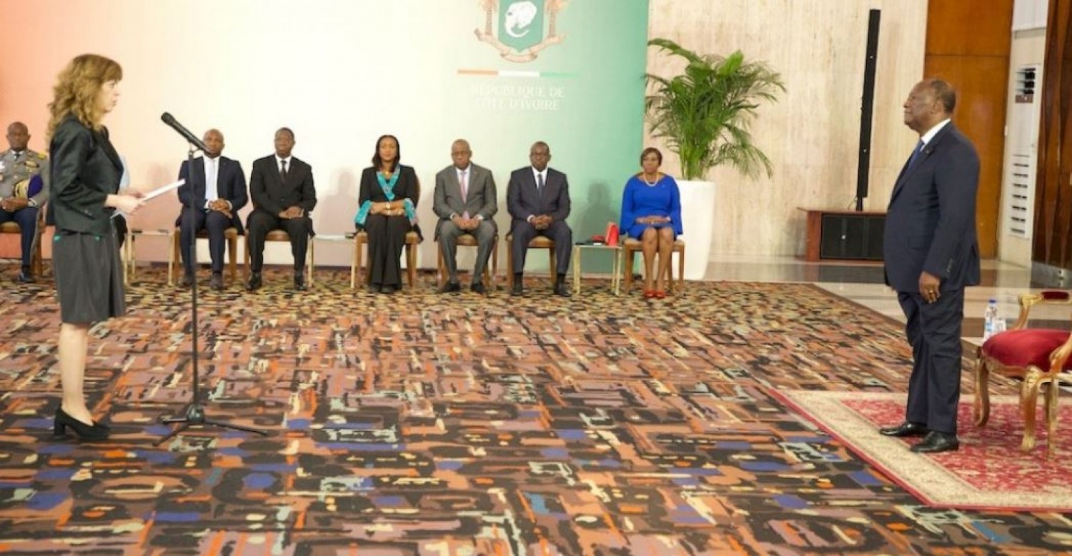 Côte d'Ivoire : Les  Ambassadeurs  du Portugal, d'Israël, de Russie, du Canada, du Burundi et de l'Union Européenne présentent leurs lettres de créance au chef de l'Etat