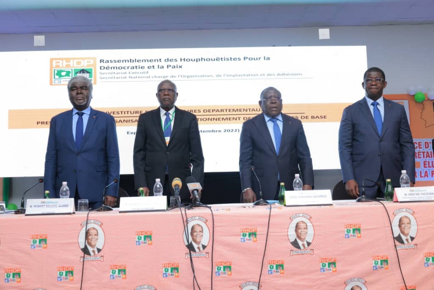 Côte d'Ivoire:    En prélude à la réunion du Conseil politique, Gilbert Kafana Koné reçoit les Secrétaires Départementaux nouvellement élus et les exhorte au travail