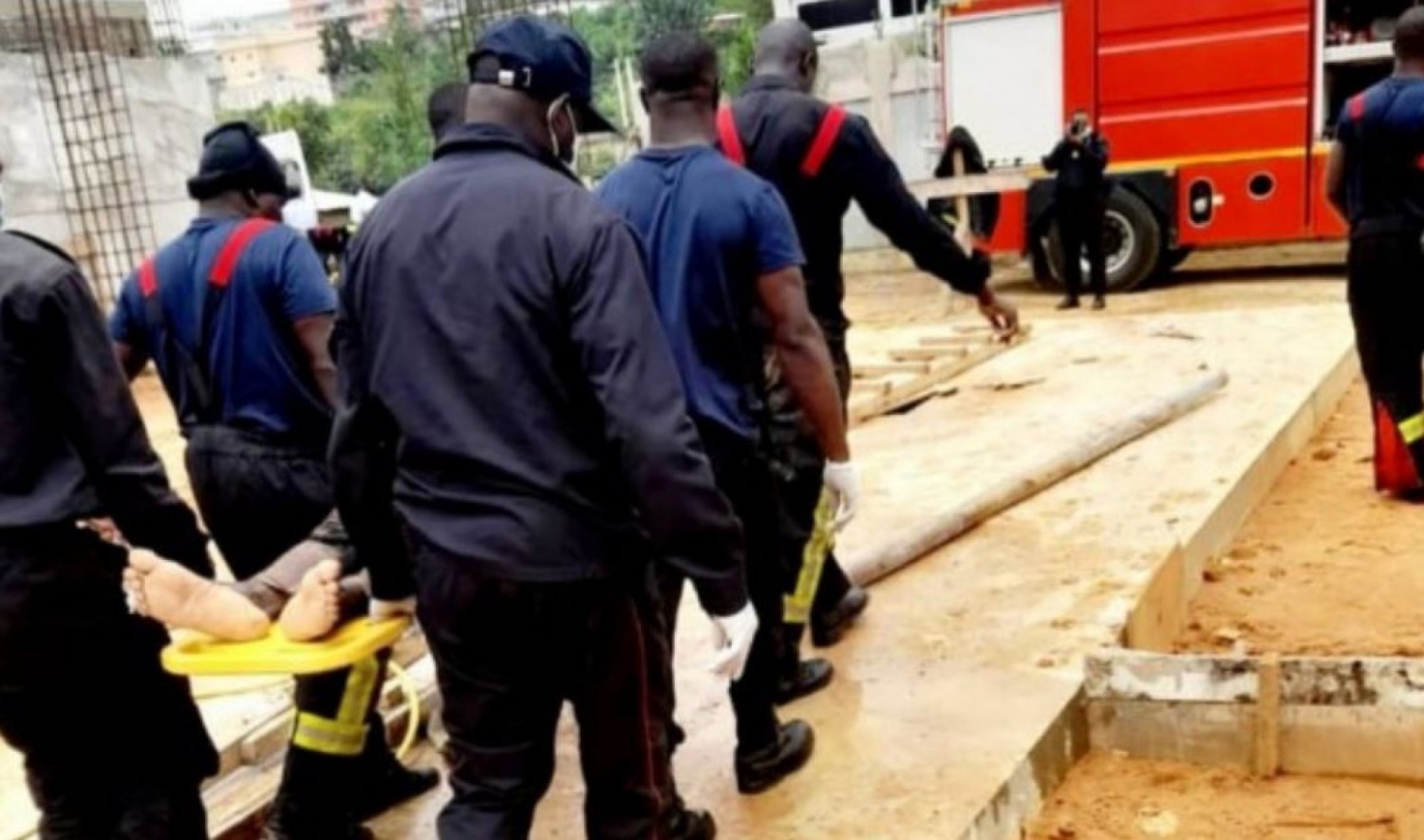 Côte d'Ivoire : Bingerville, quatre ouvriers inertes à l'intérieur d'une fosse septique en construction, plus de peur que de mal