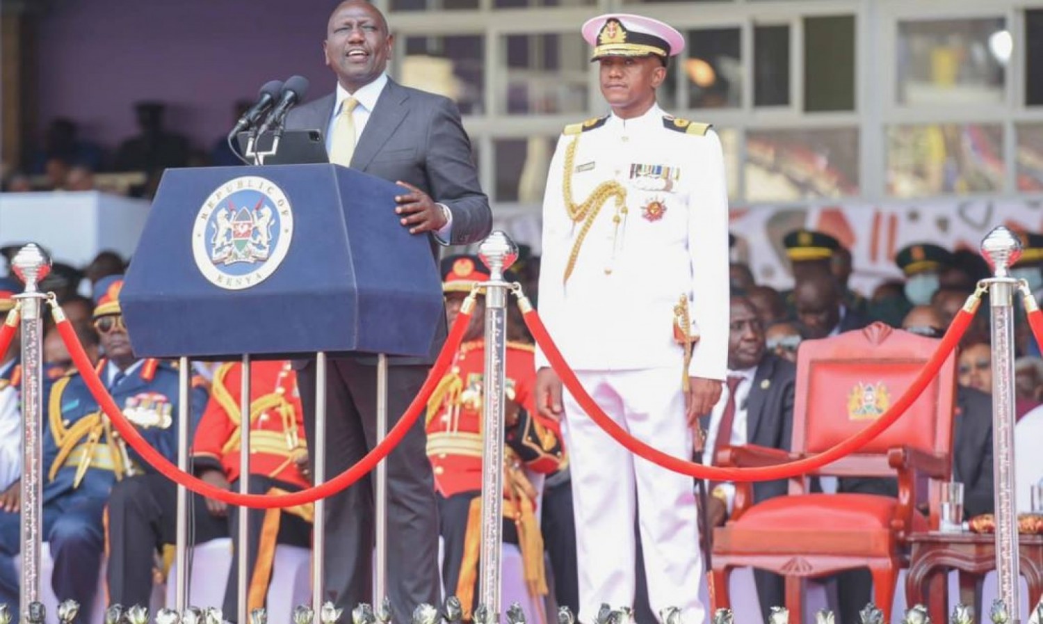 Kenya : William Ruto, investi Président promet de travailler avec tous les Kenyans