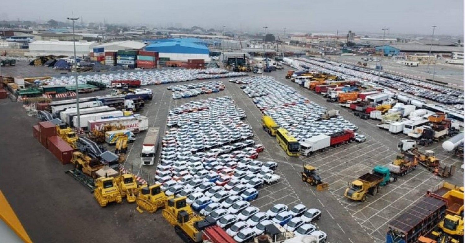 Côte d'Ivoire : Plus de 2.687 véhicules en une semaine, le terminal roulier d'Abidjan réalise une performance record