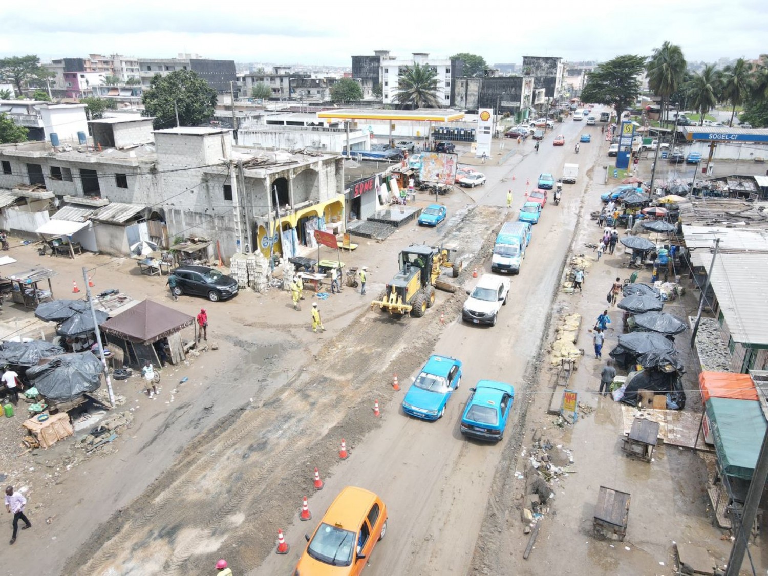 Côte d'Ivoire : Yopougon, reprise des  travaux de réhabilitation des voies dégradées de la commune