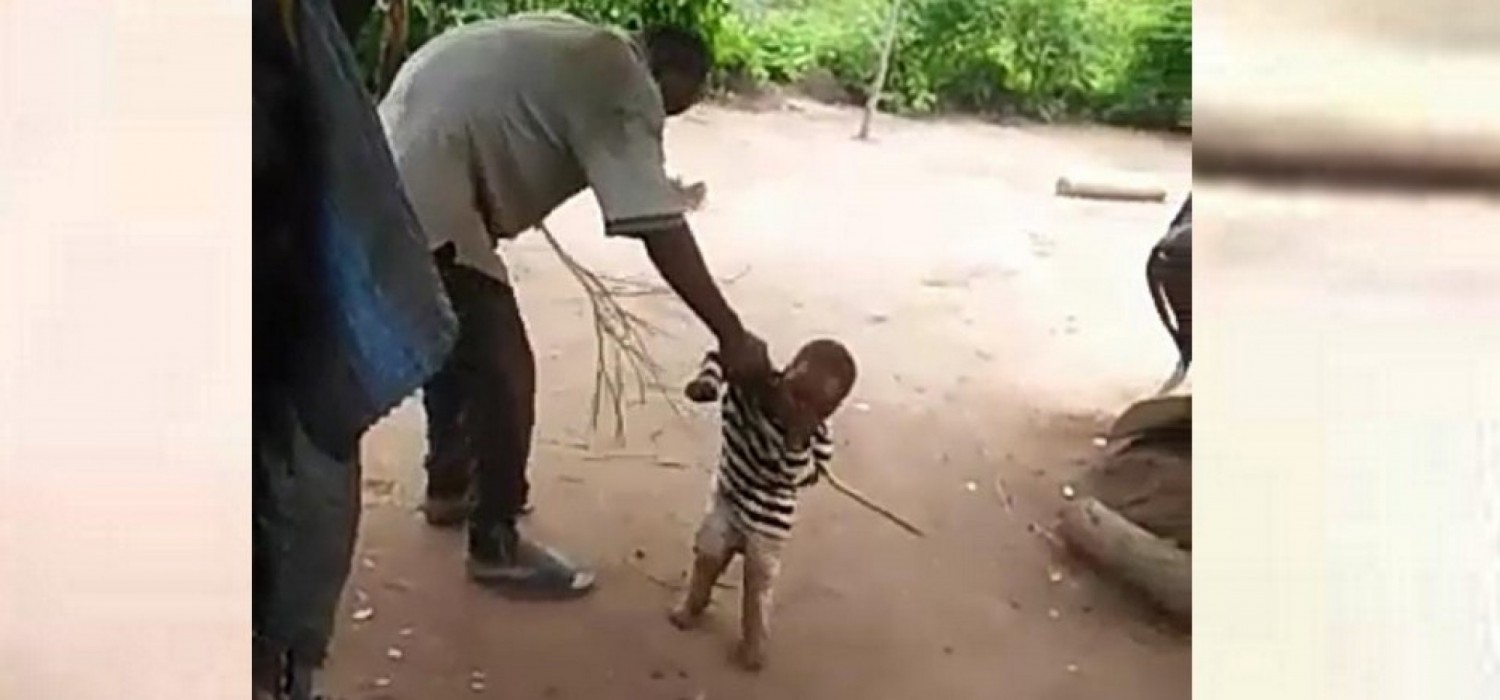 Ghana : Vidéo de l'enfant fouetté, la police lance un SOS et recherche le « correcteur »