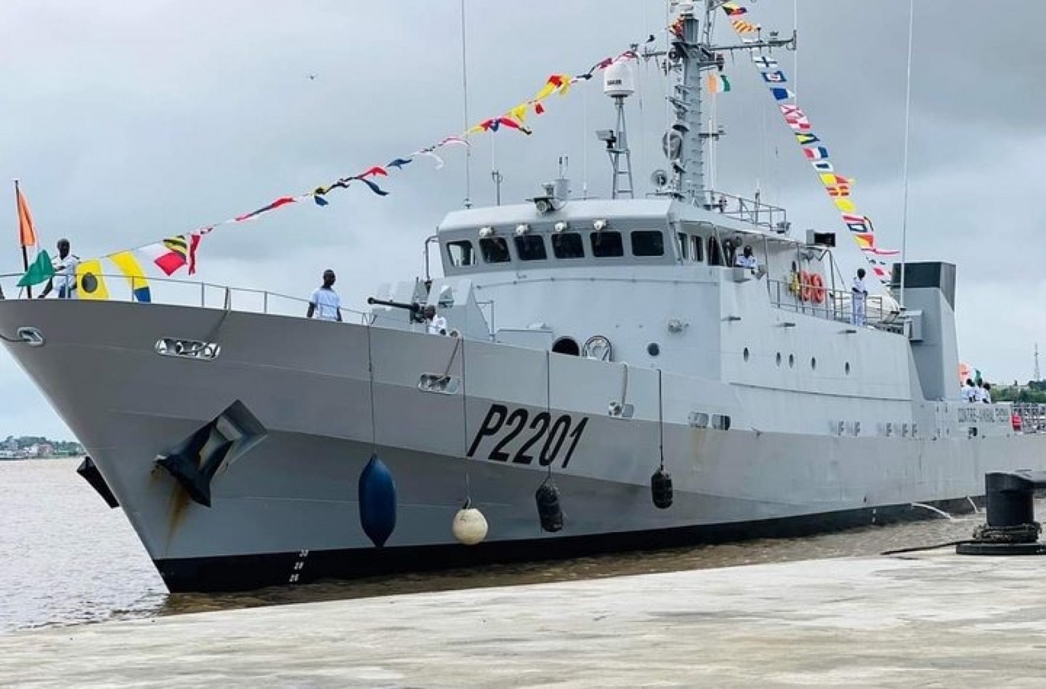 Côte d'Ivoire : La Marine Nationale dotée d'un nouveau patrouilleur de 480 tonnes en charge, voici ses missions