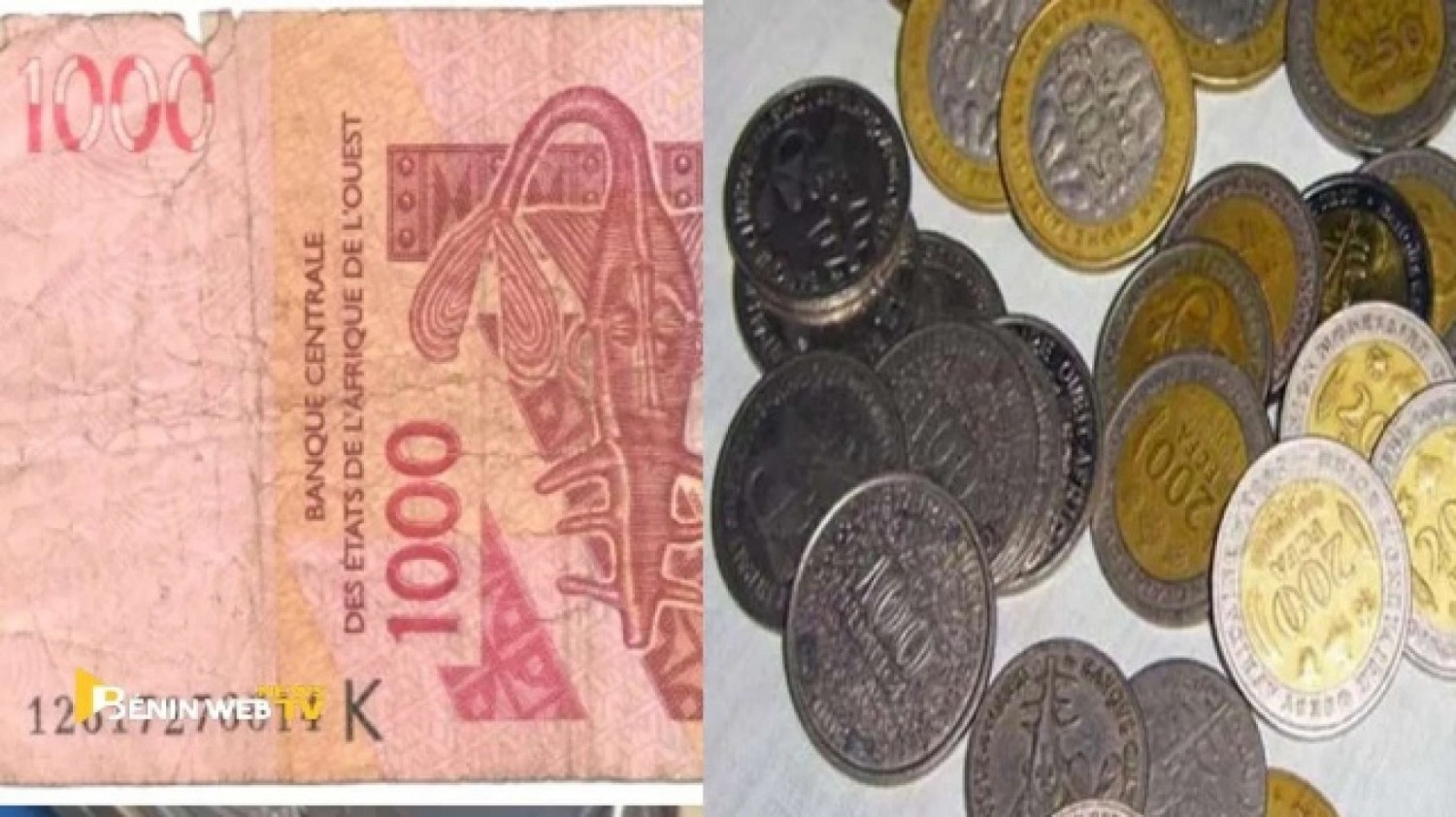 Bénin : Le refus des pièces de monnaie lisses ou des billets froissés  interdit