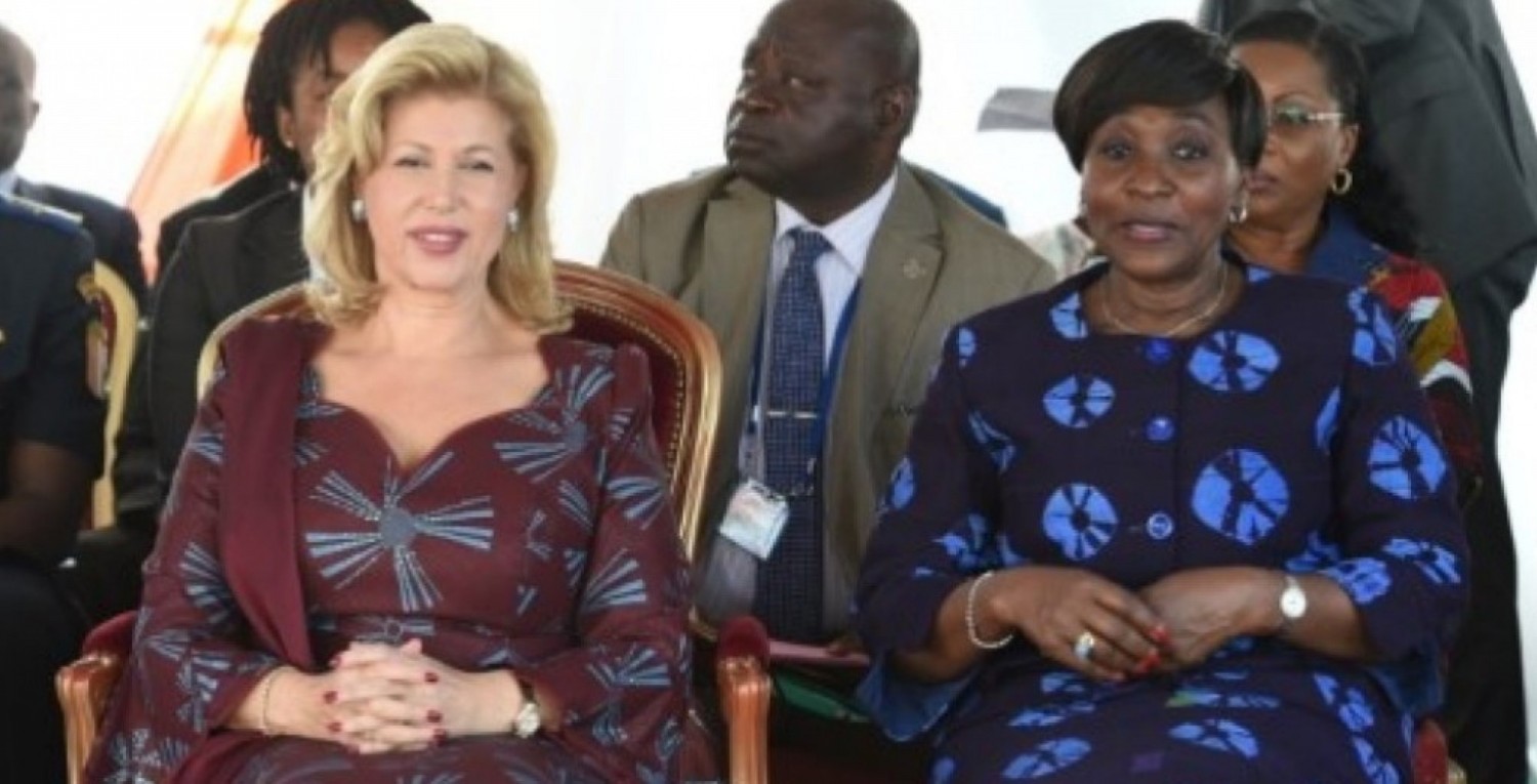 Côte d'Ivoire : Après sa visite chez Thérèse Houphouët, Dominique Ouattara attendue vendredi à Toumodi dans le cadre du lancement national de l'opération de distribution de kits scolaires