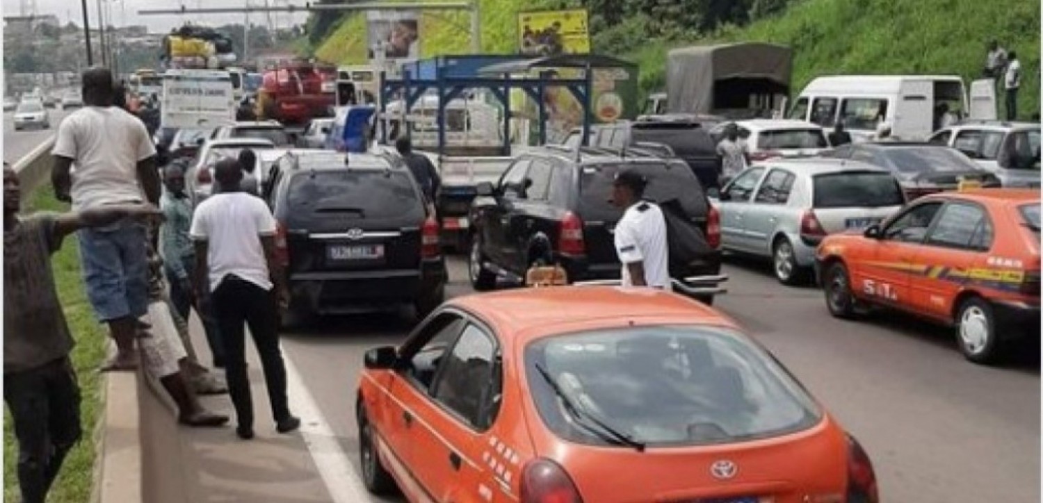 Côte d'Ivoire : Autoroute du nord, des travaux de pose des filets de protection qui se feront mardi et mercredi, vont perturber la circulation