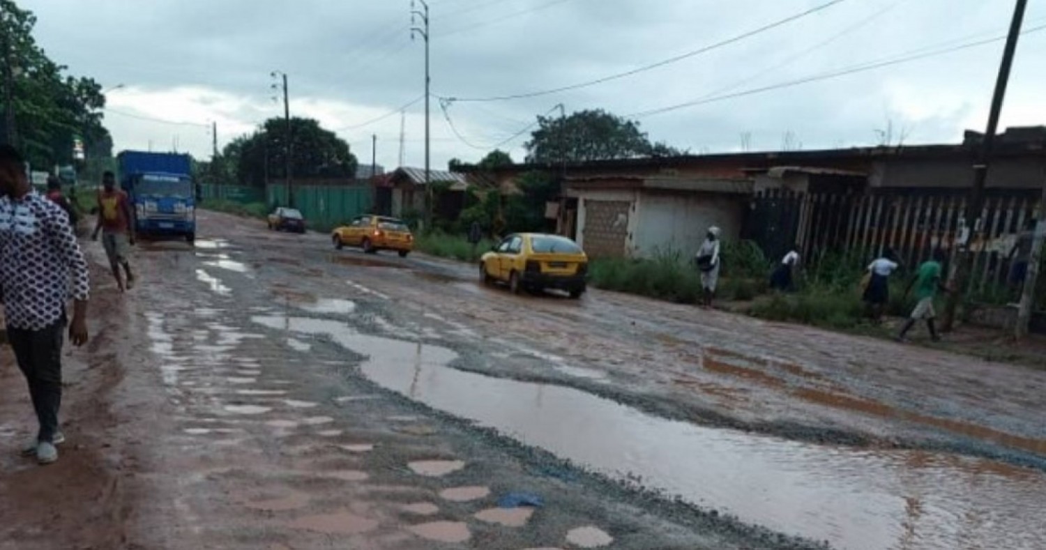 Côte d'Ivoire : Dégradation de la voirie dans la ville de Gagnoa,  les autorités interpellées