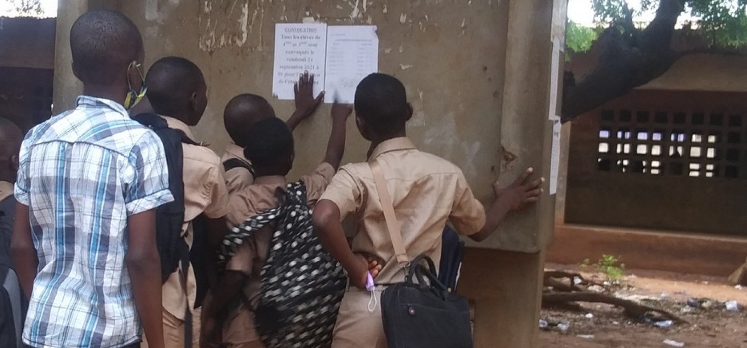 Togo :  Calendrier de l'année scolaire 2022-2023