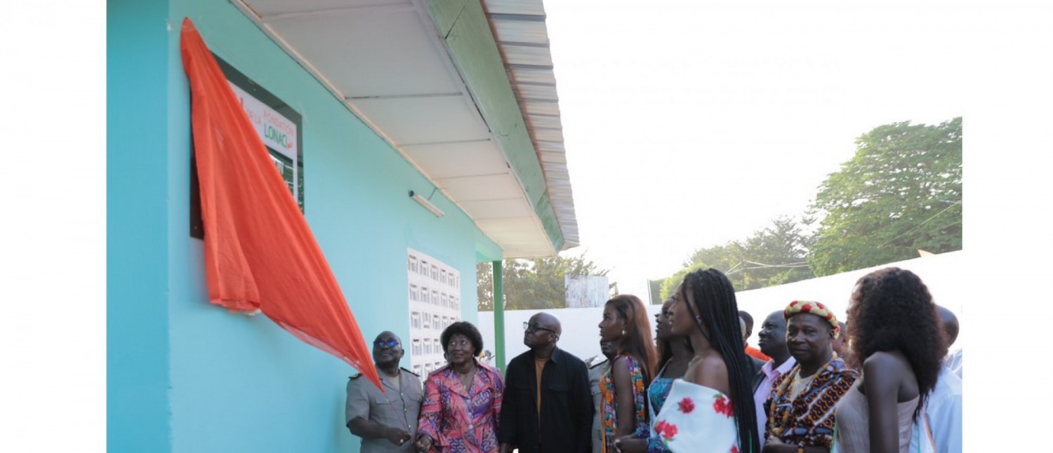 Côte d'Ivoire : Caravane de la solidarité, la Fondation LONACI réhabilite l'école primaire publique Plateau 2 de Dimbokro