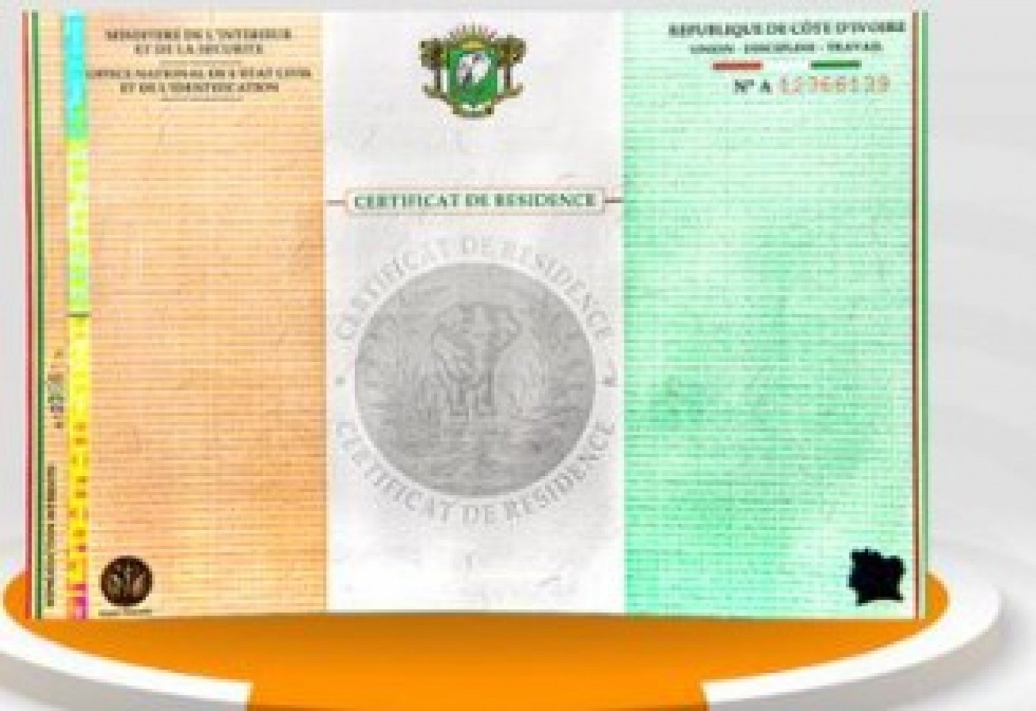 Côte d'Ivoire : Bientôt un nouveau format de certificat de résidence