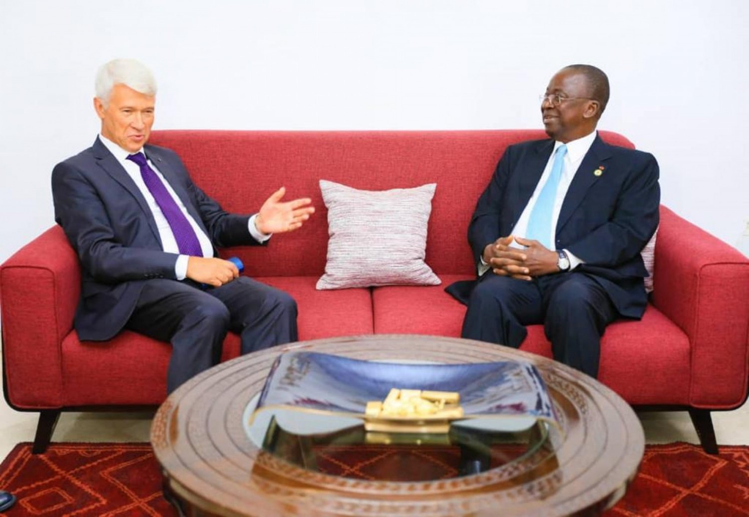 Côte d'Ivoire-Russie : Au sortir d'un entretien avec Ahoussou,  Saltykov précise : « les relations bilatérales se développent et sont orientées vers le futur »