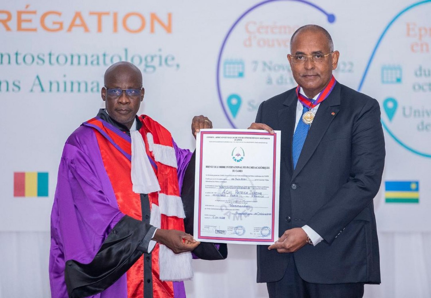 Côte d'Ivoire :   Lancement de la 21ᵉ édition concours d'agrégation des sciences de santé, Patrick Achi affirme que « le CAMES contribue à la création d'un capital humain »